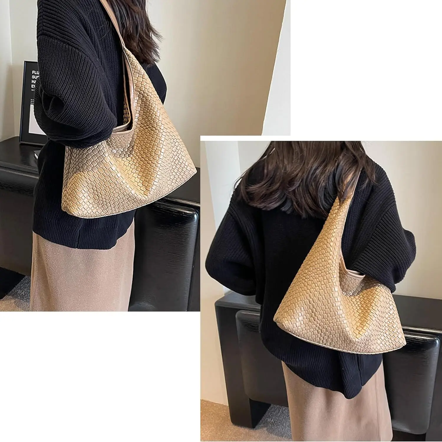 ARIEL Woven Knot Bag - Image 16