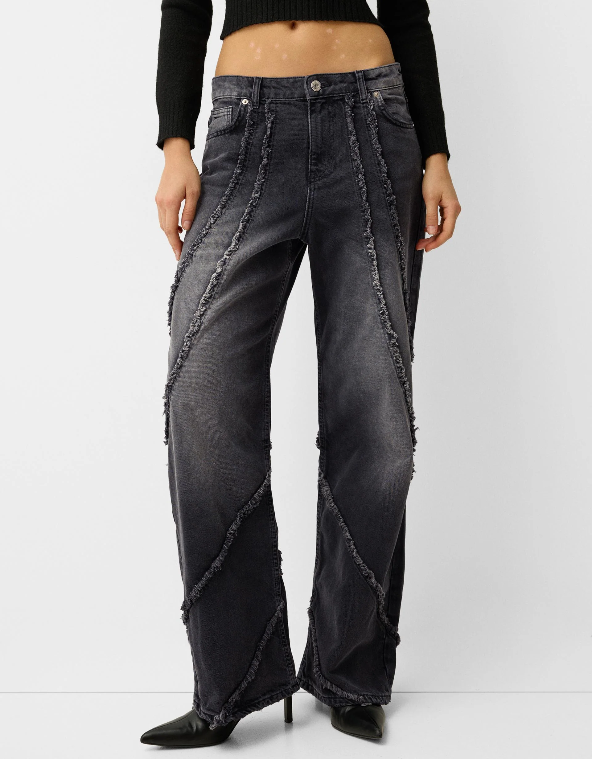 Baggy Jeans with Tassels - Image 3