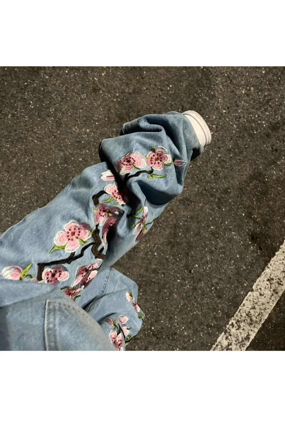 'Blossom' Embroidered Jeans - Image 5