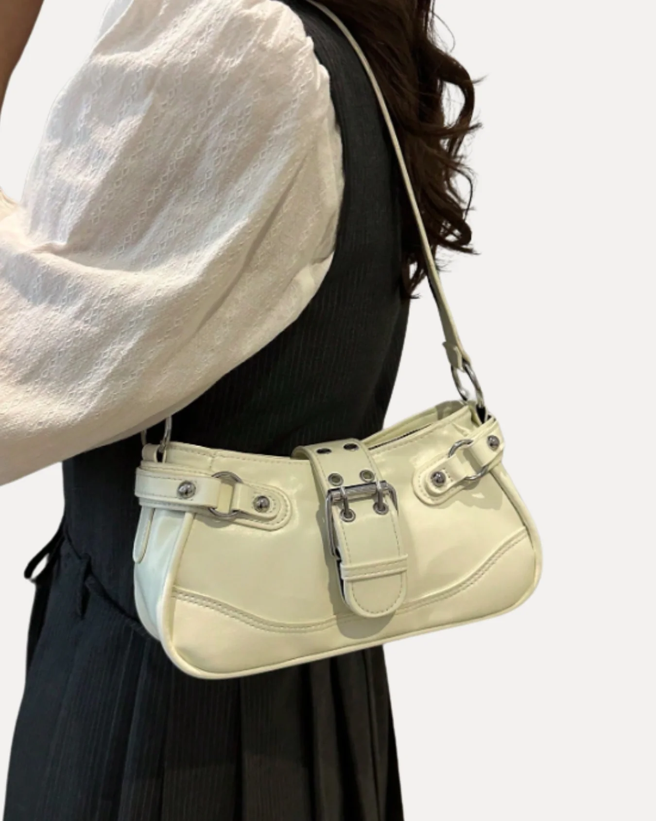 Buckle Shoulder Bag - Image 18