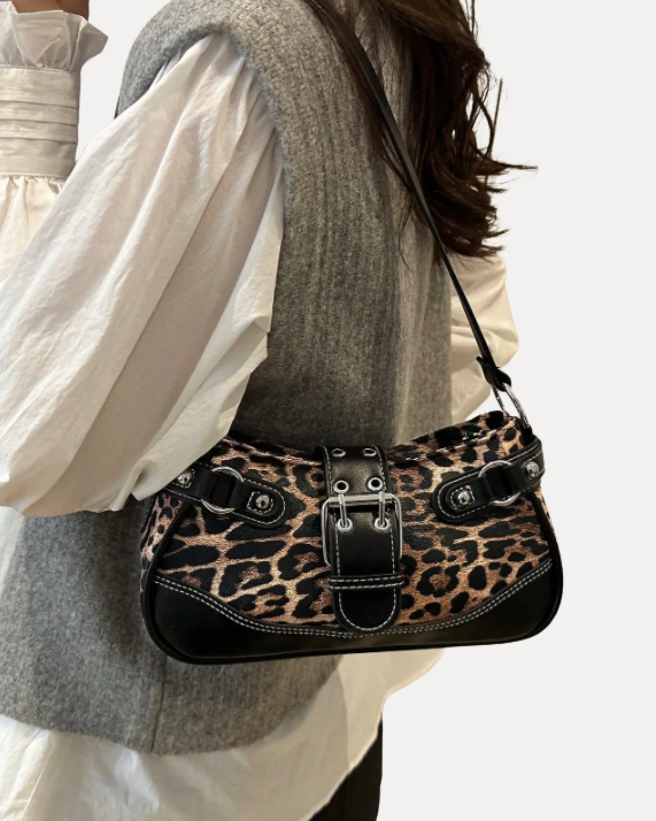 Buckle Shoulder Bag - Image 9