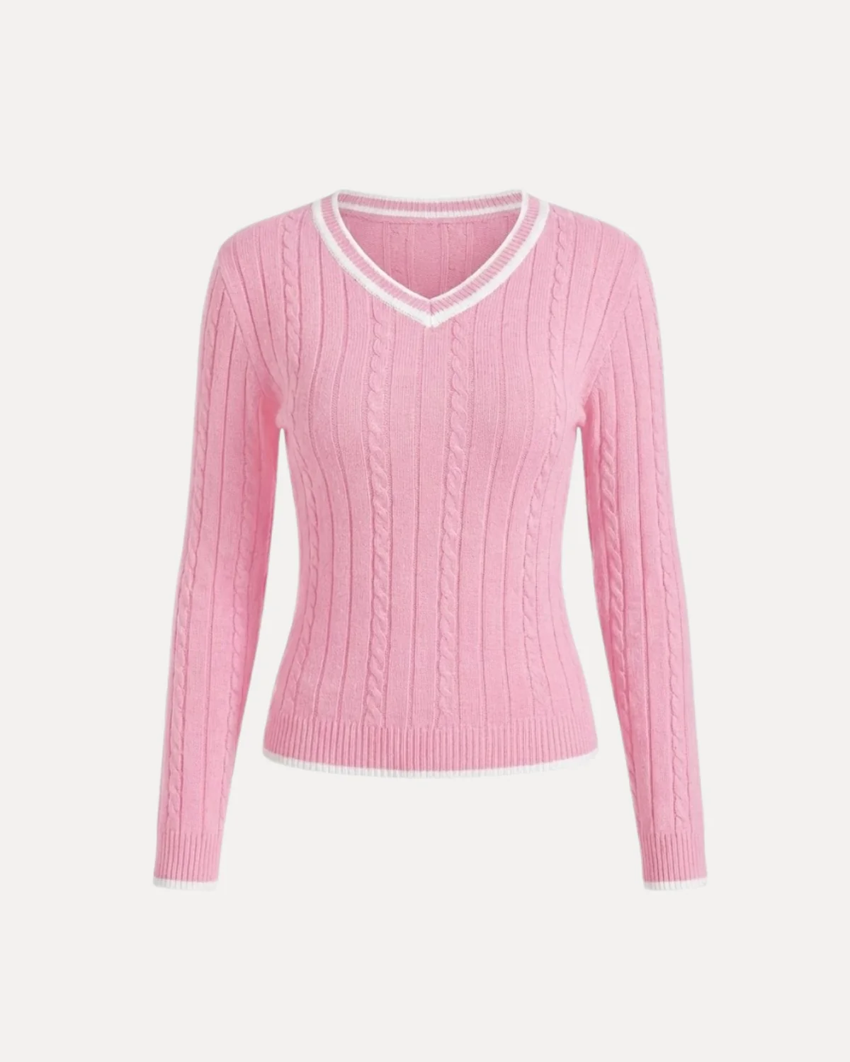 Cable Knit Sweater - Image 11