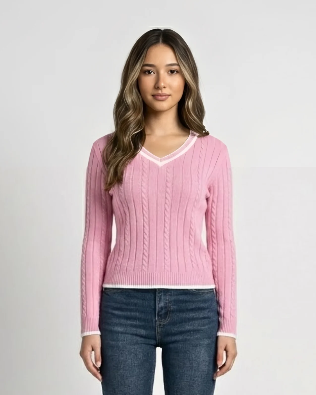 Cable Knit Sweater - Image 12