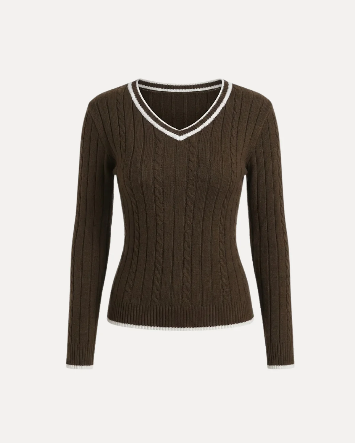 Cable Knit Sweater - Image 3