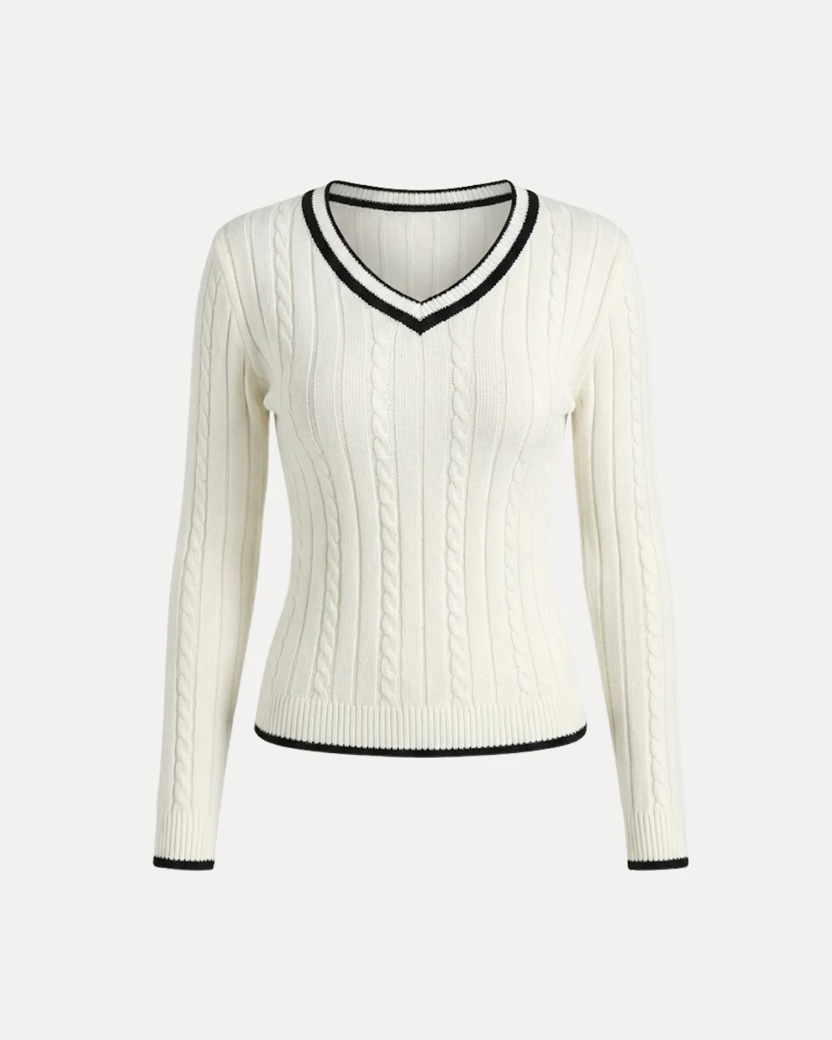 Cable Knit Sweater - Image 9
