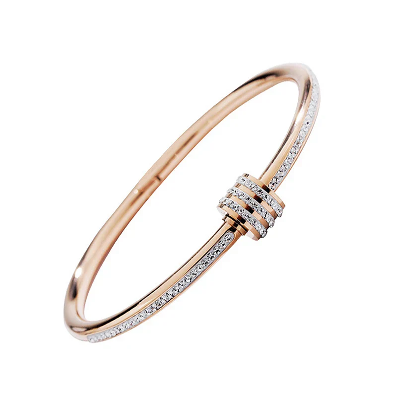 Classic Bracelet with Mother-of-Pearl and Zirconia Detail - Image 6