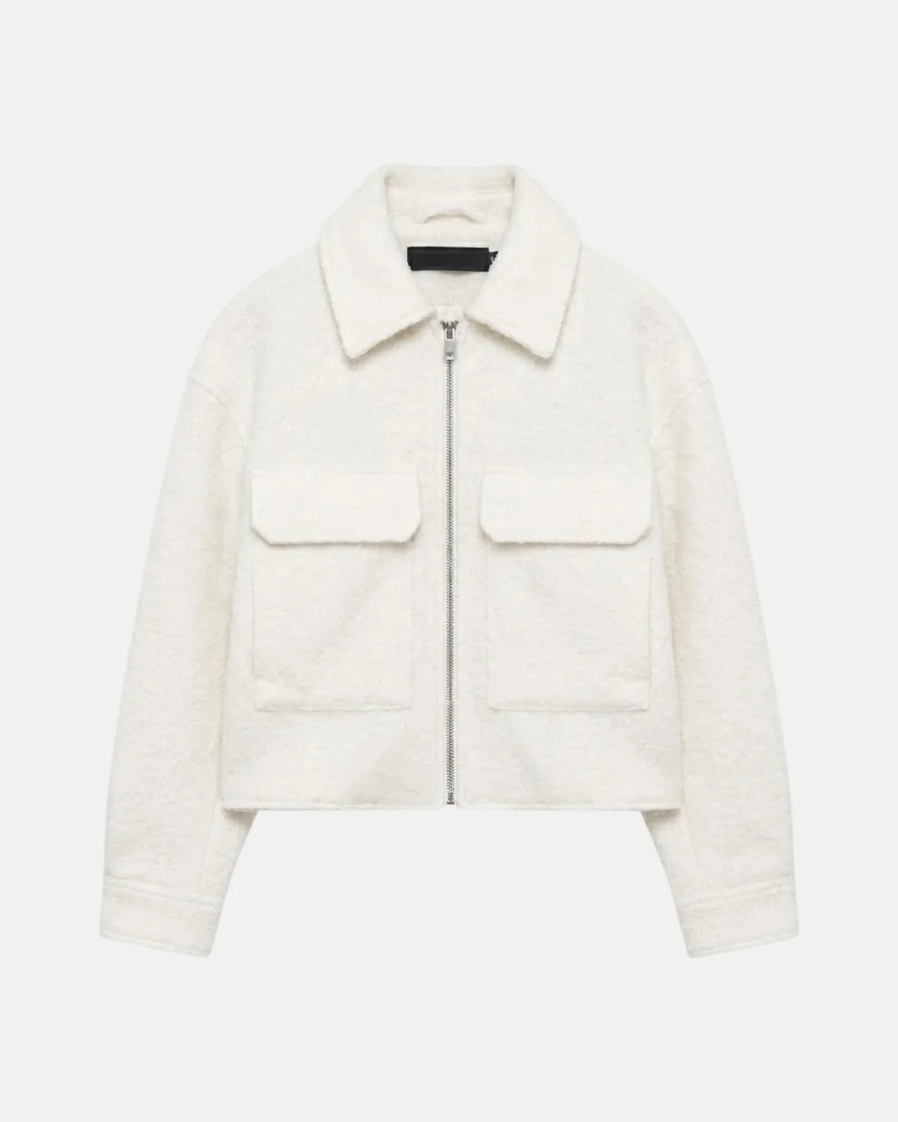 Cropped Wool Jacket - Image 6