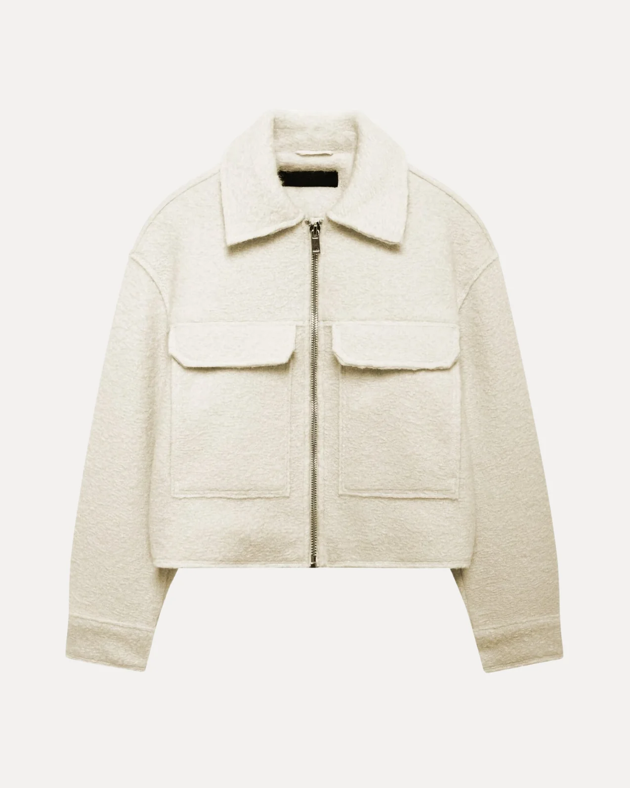 Cropped Wool Jacket - Image 8