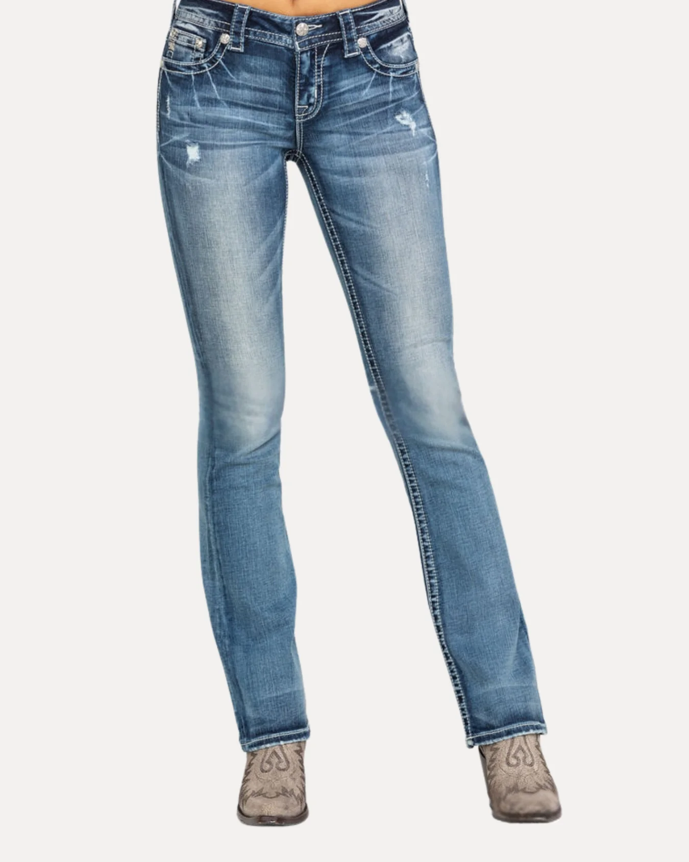 Desert Feather Flare Jeans - Image 3