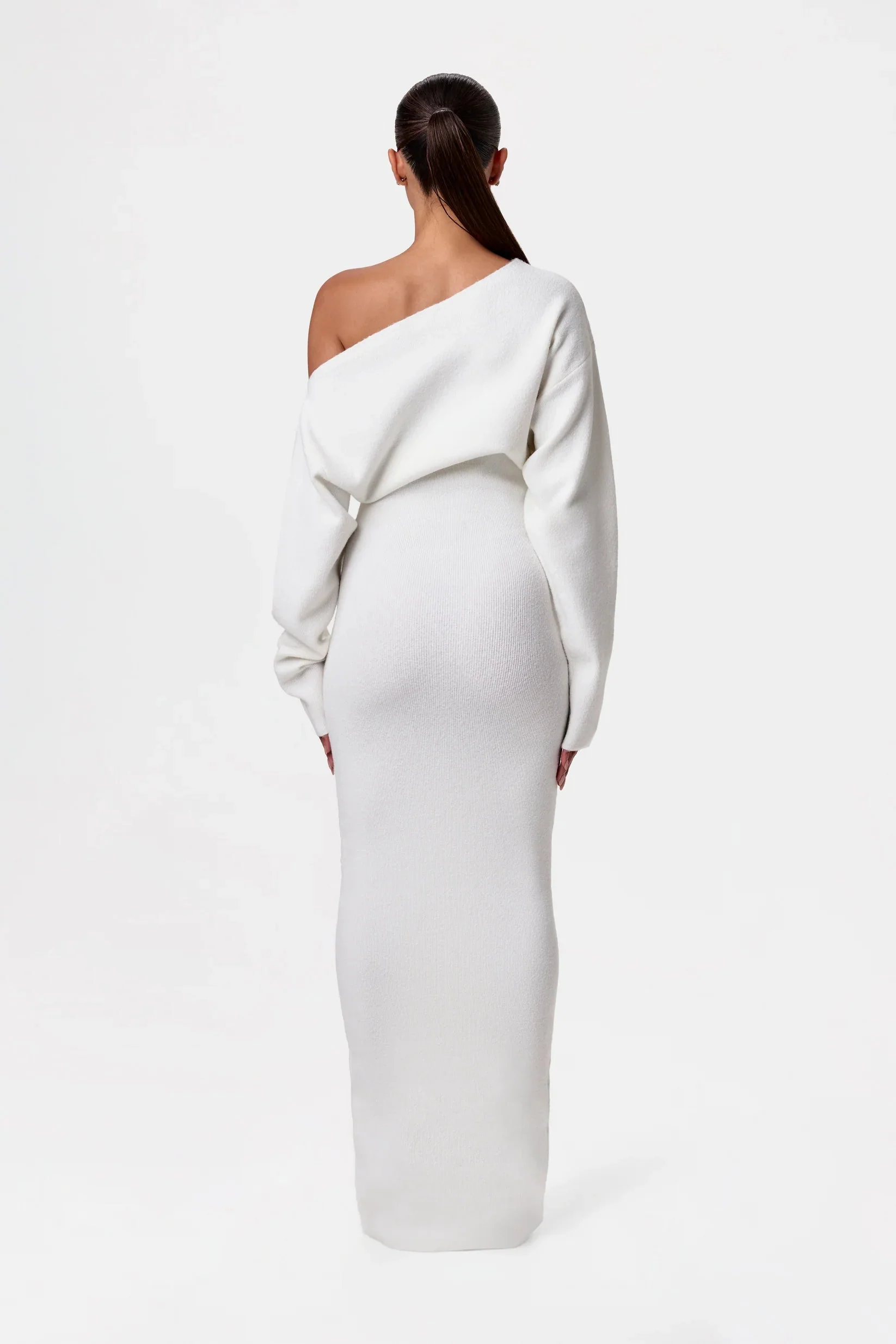 Drop Shoulder Sweater Dress - Image 4