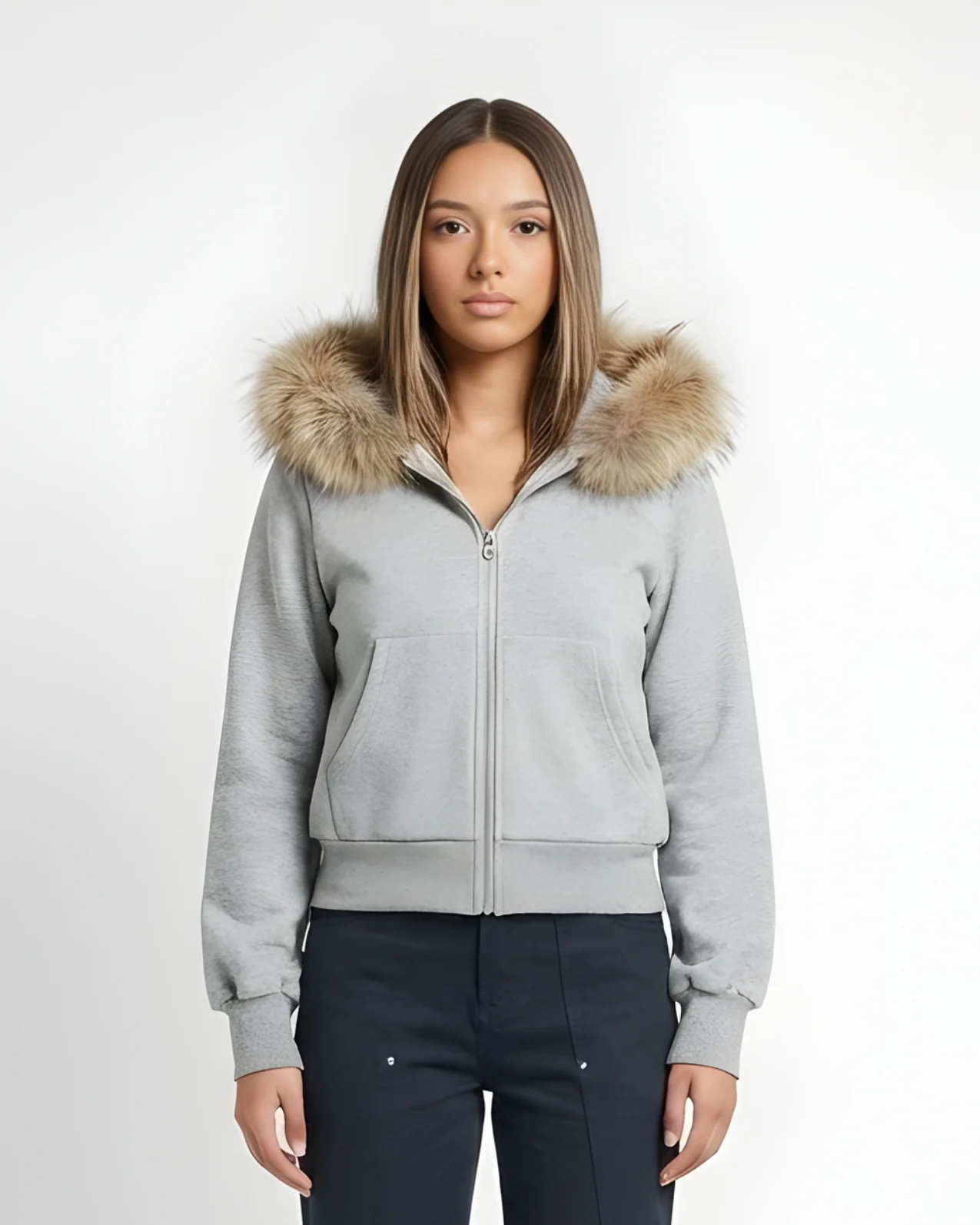 Frosthalo Zip Hoodie - Image 2
