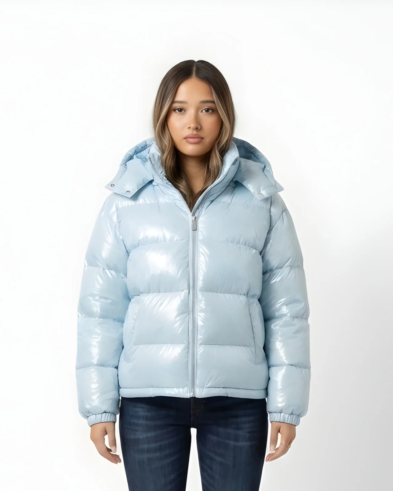 Gloss Puffer Jacket - Image 4