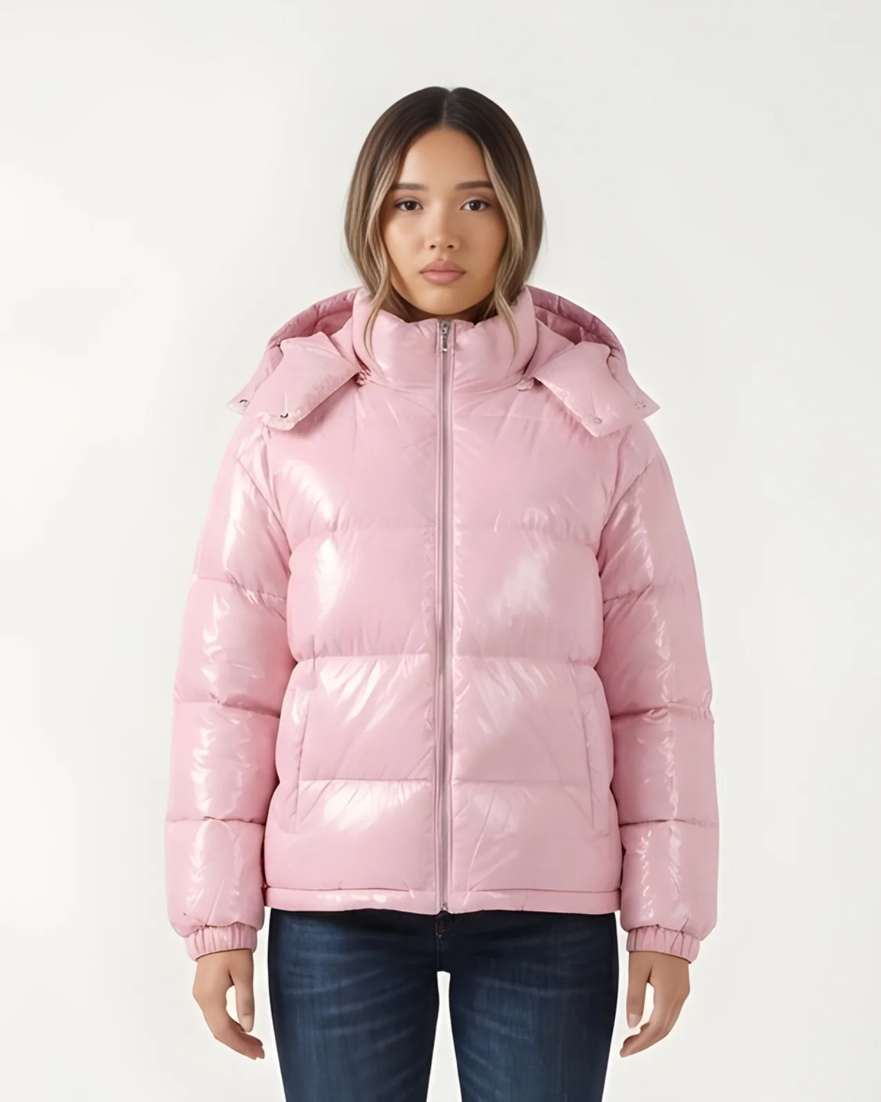 Gloss Puffer Jacket - Image 6