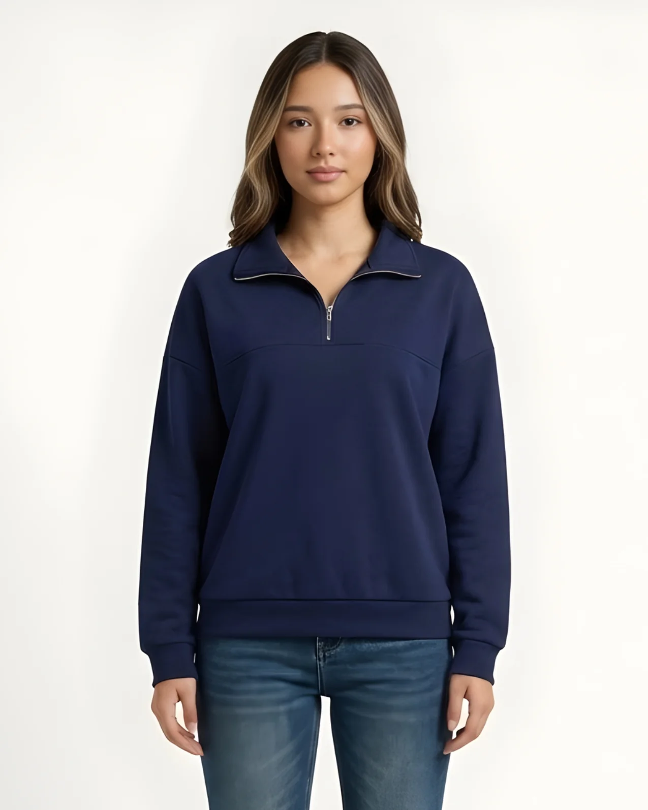 Halfmoon Zip Sweatshirt - Image 4