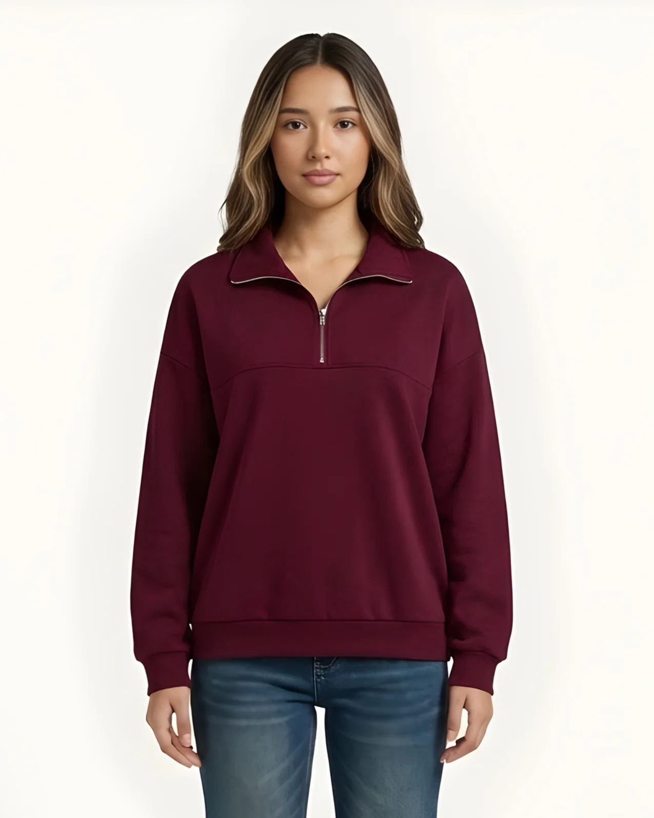 Halfmoon Zip Sweatshirt - Image 6