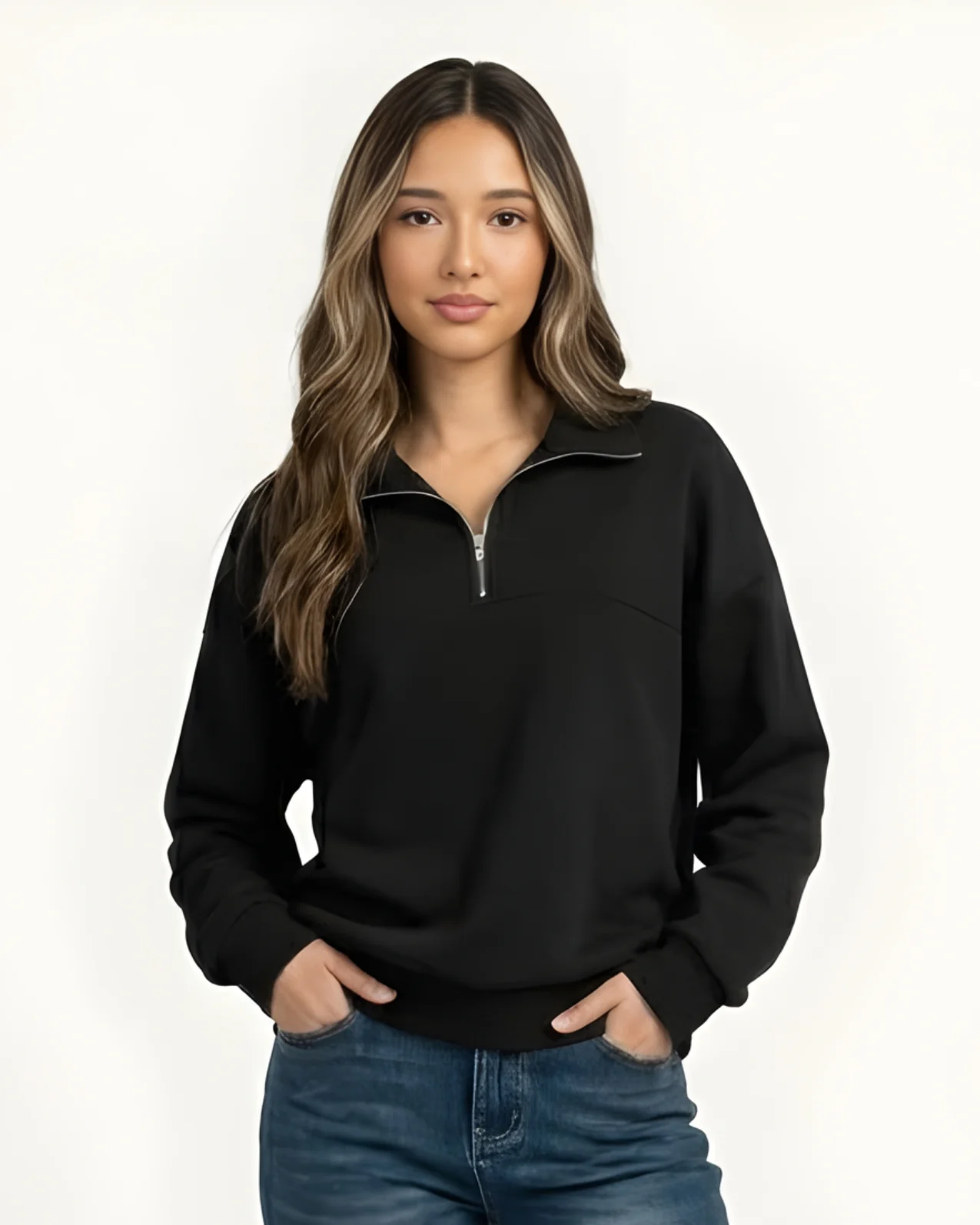 Halfmoon Zip Sweatshirt - Image 8