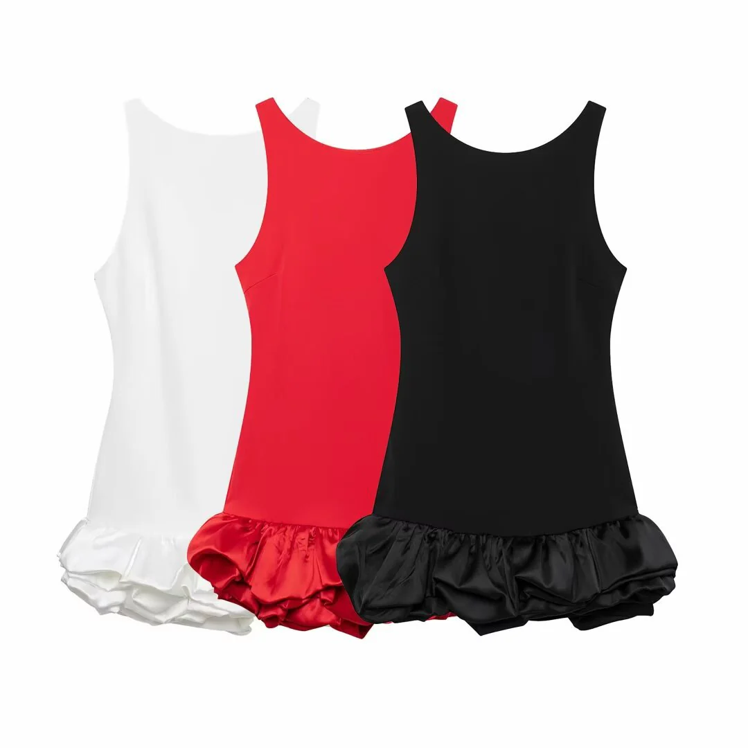 Dress with combined Short - Image 6