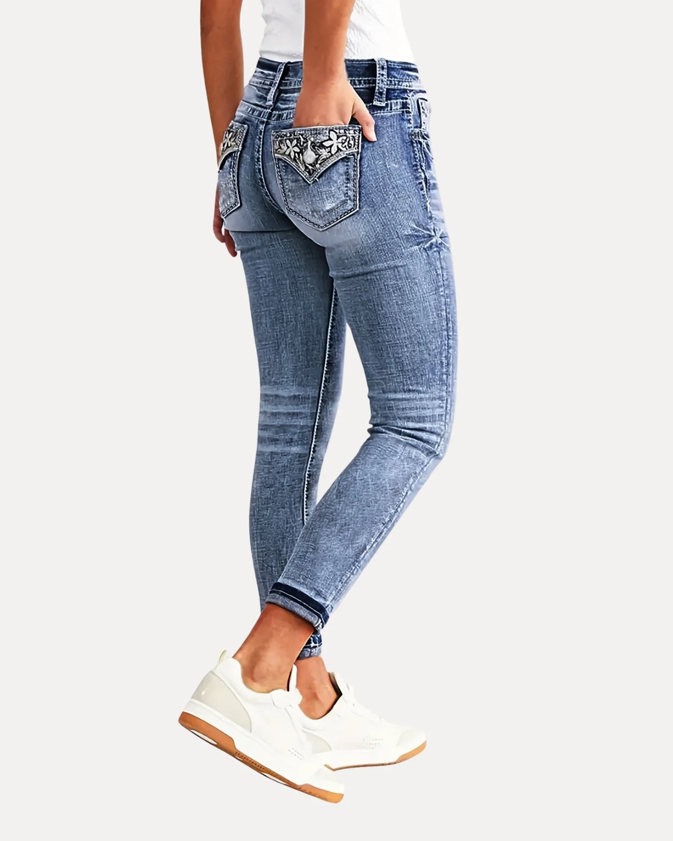 Midnight Bloom Jeans - Image 5