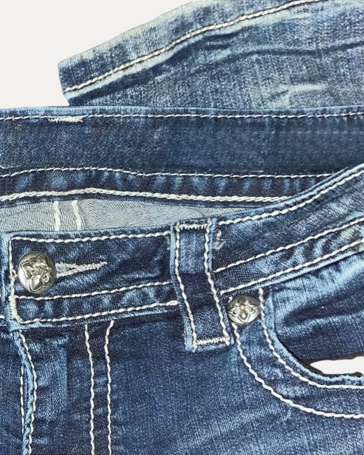 Midnight Wing Straight Jeans - Image 4