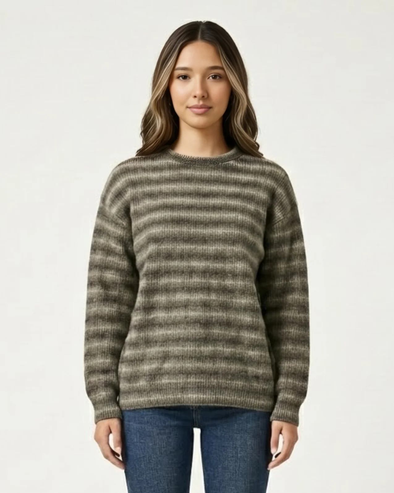 Mosswave Textured Knit Sweater - Image 4