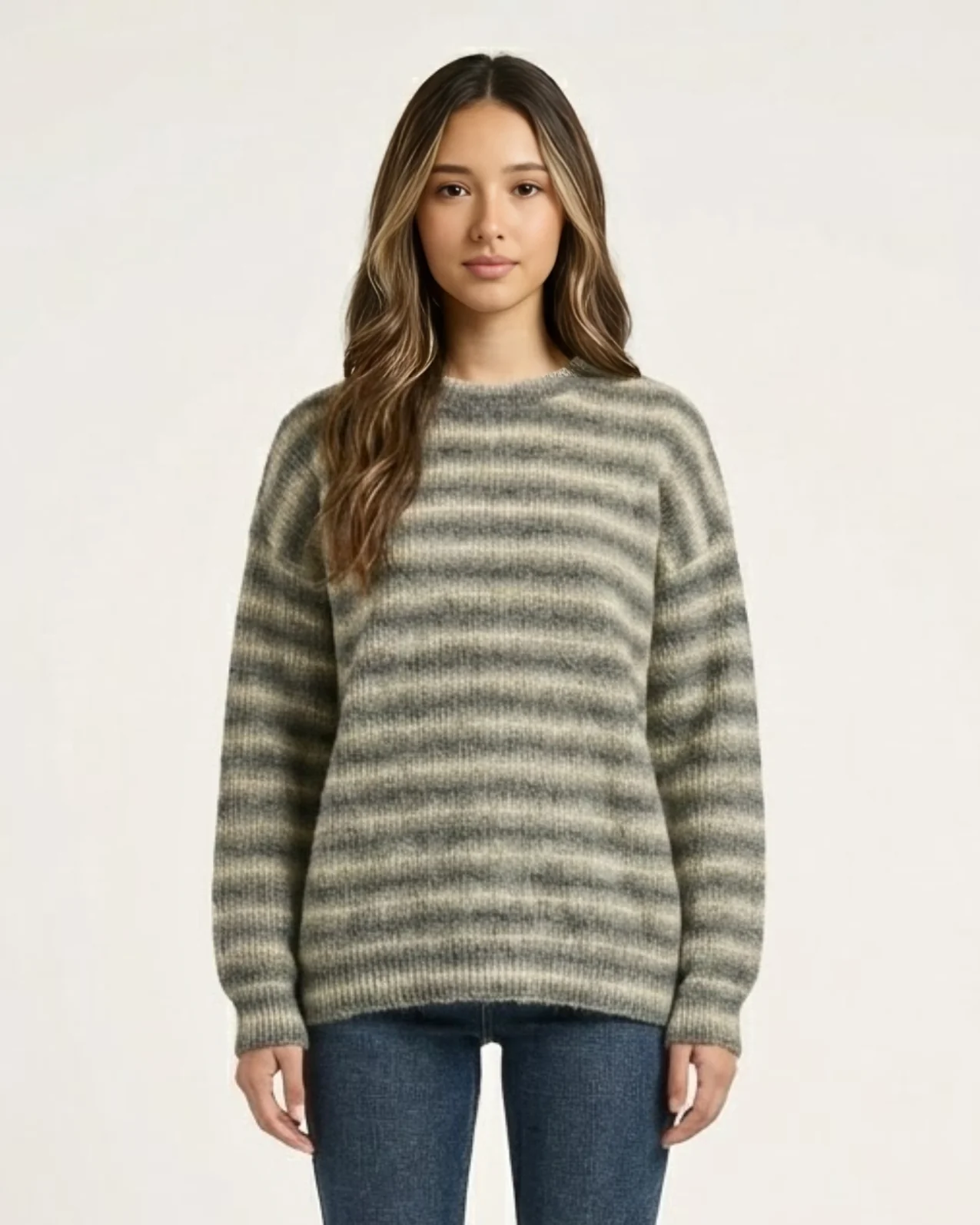 Mosswave Textured Knit Sweater - Image 8