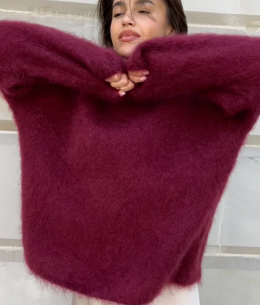 Oversized Sweater Mohair Blend - Image 14