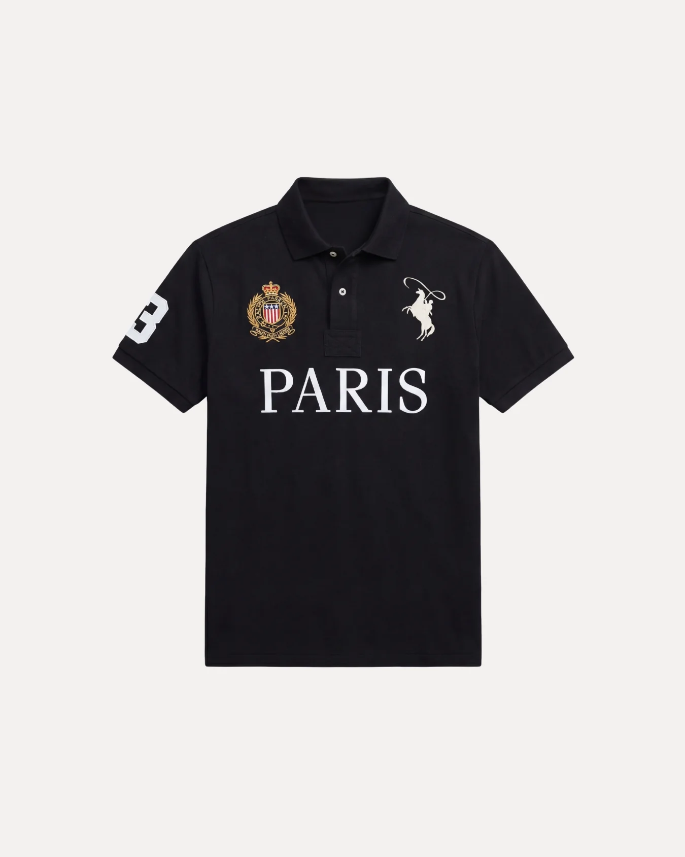 Paris Crest Polo Shirt - Image 4