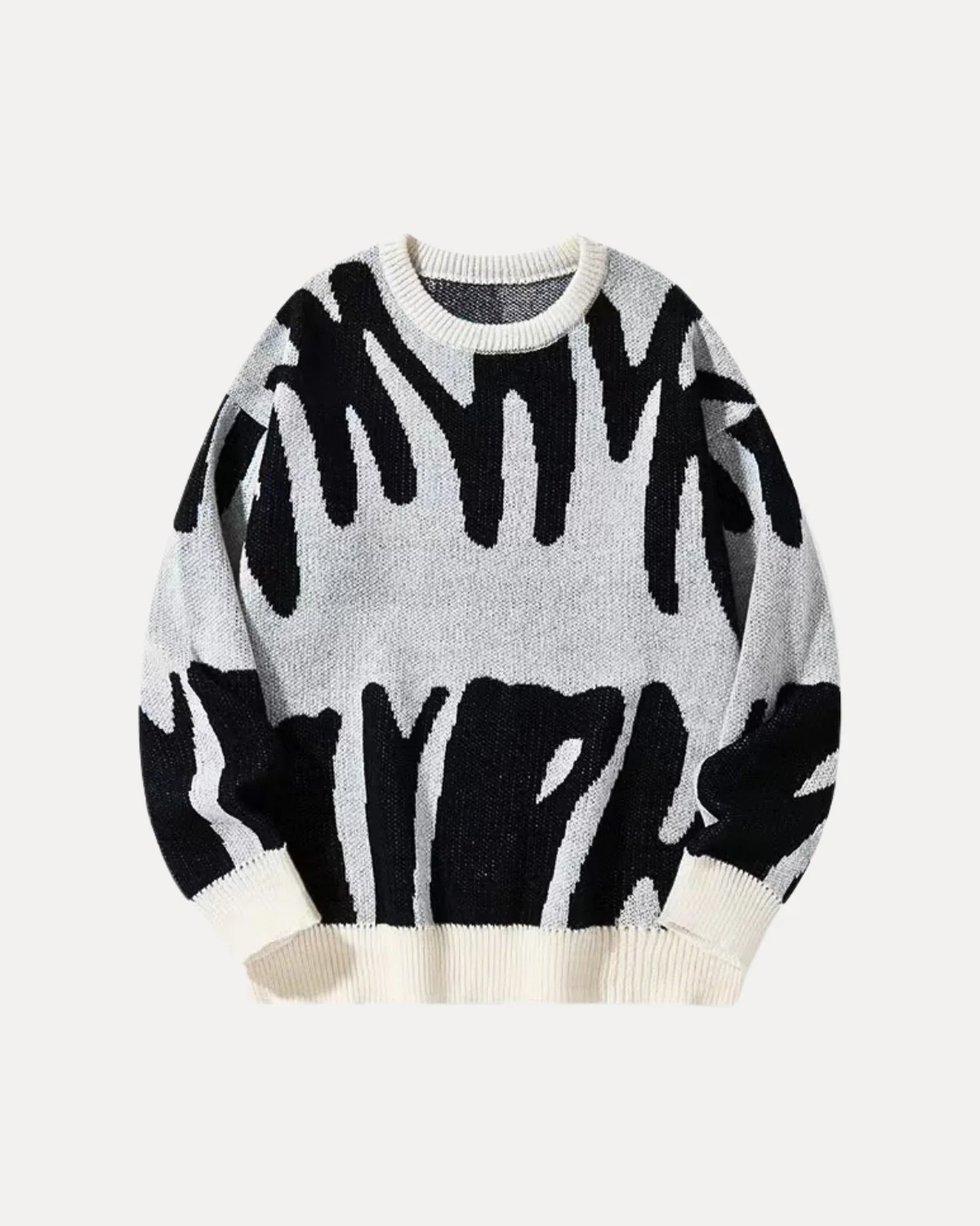 Pattern Knit Sweater - Image 4