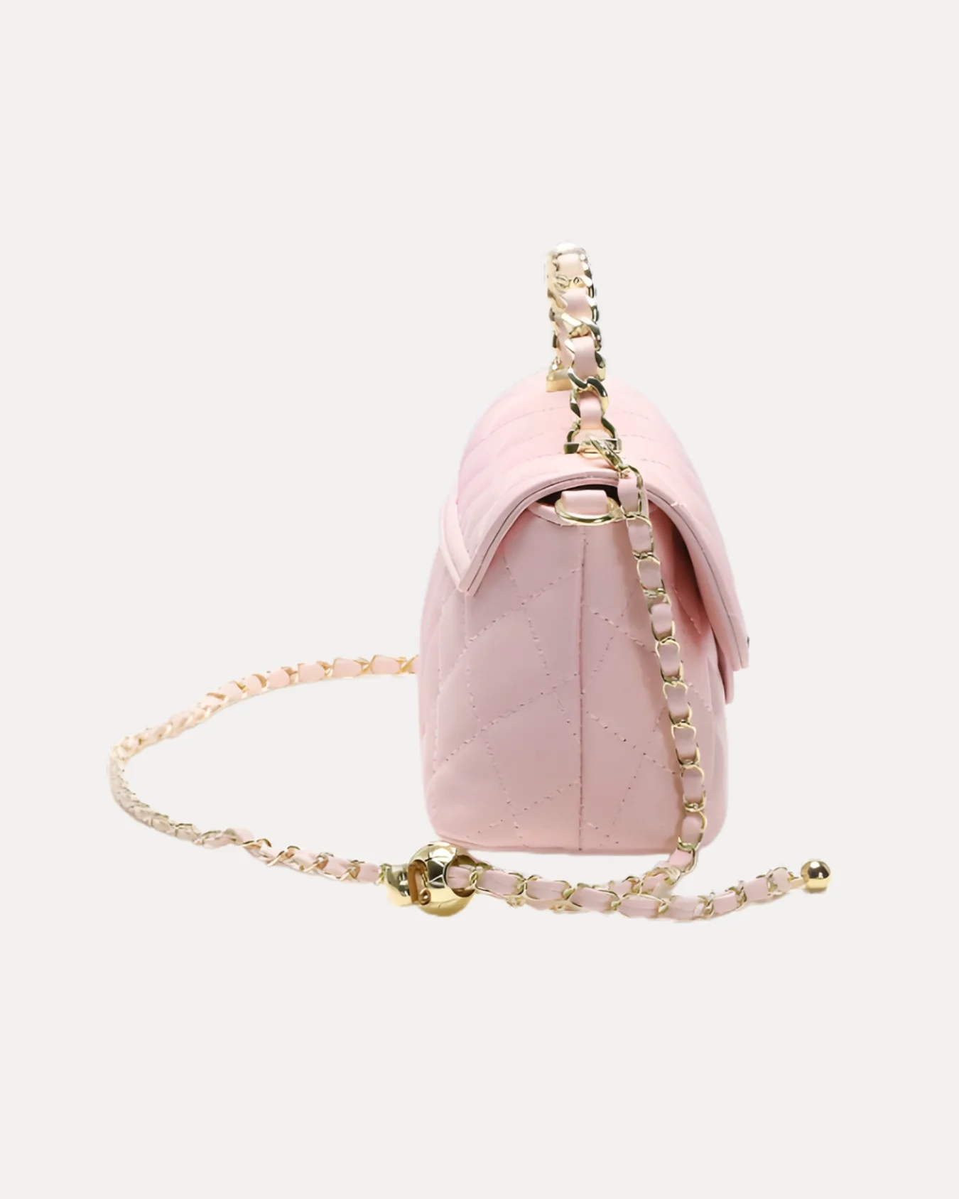 Quilted Mini Chain Bag - Image 5