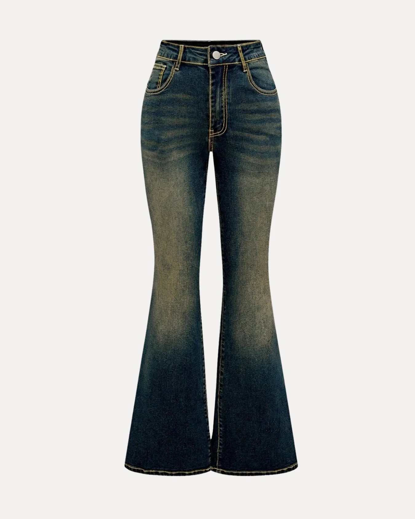 Regal Bloom Flare Jeans - Image 2
