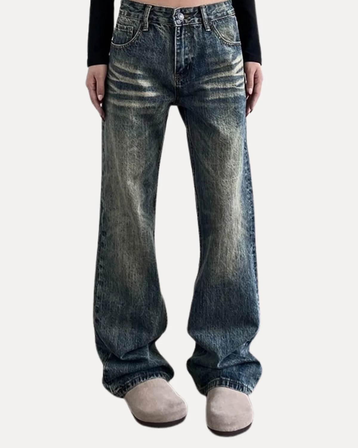 Rustic Wash Jeans - Image 2