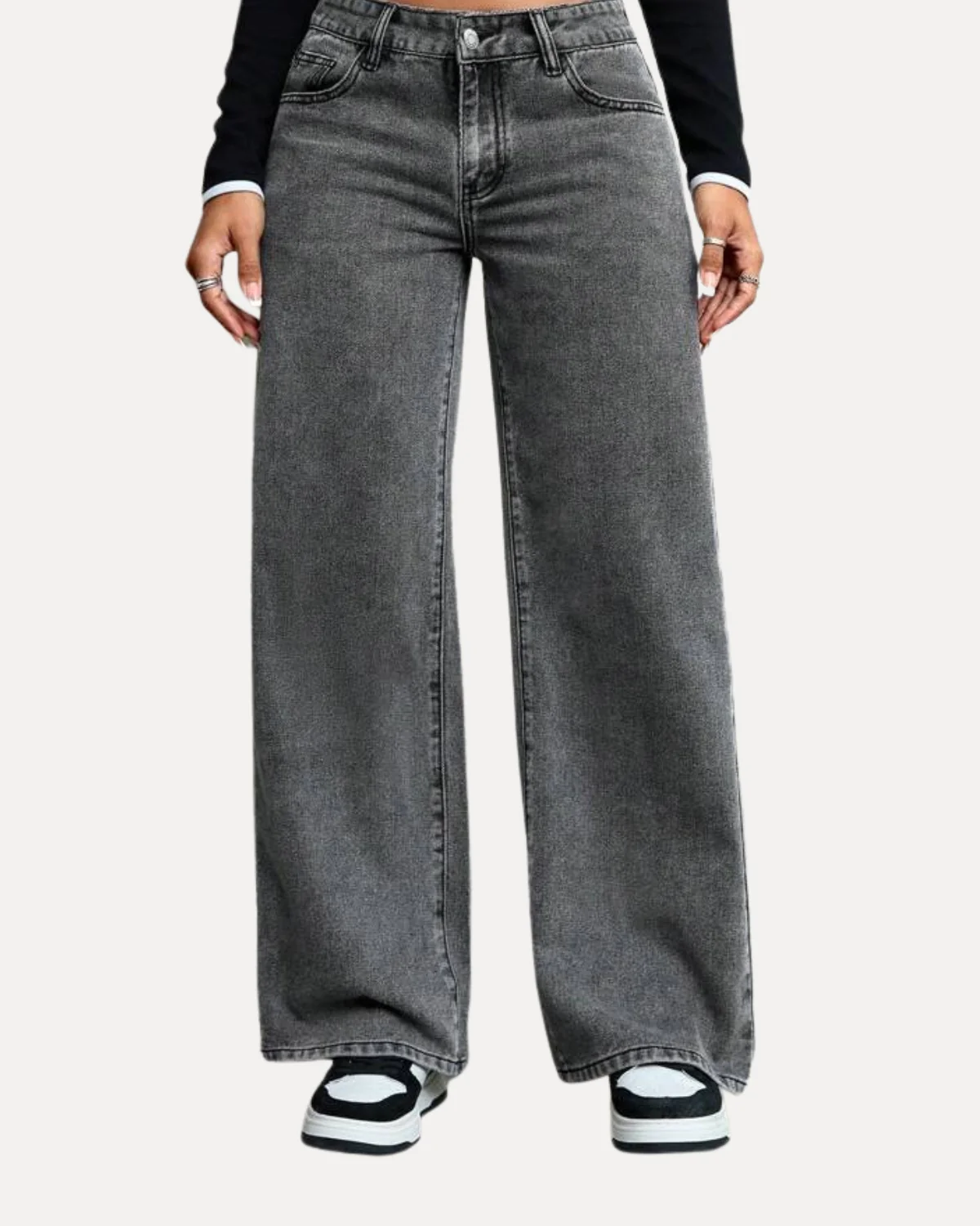Shadow Wide Leg Jeans - Image 2