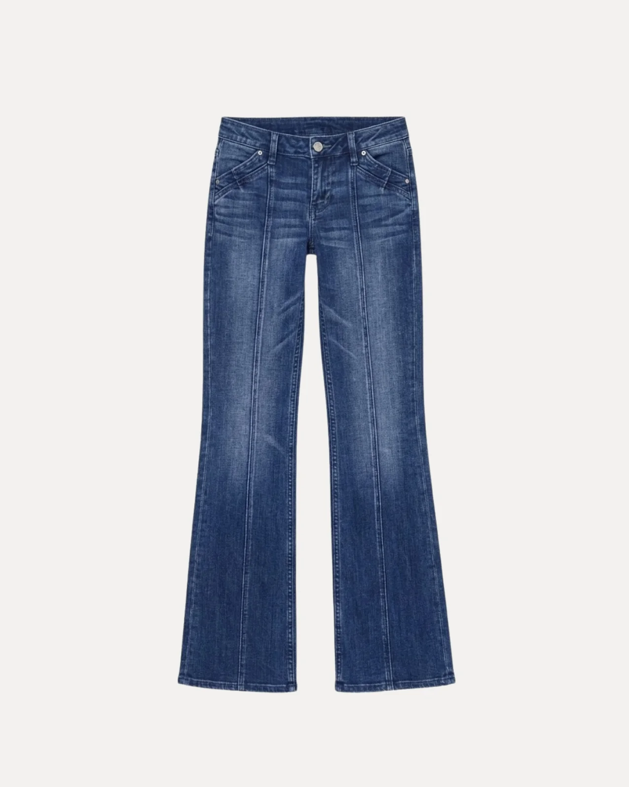 Sleek Flow Flare Jeans - Image 3