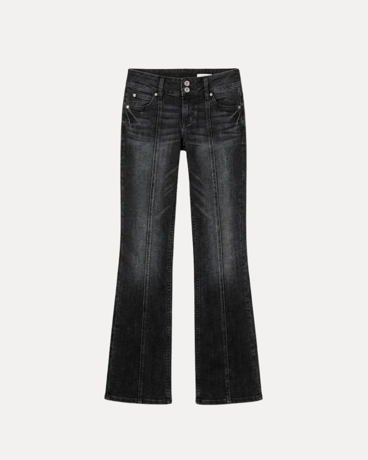 Sleek Flow Flare Jeans - Image 4