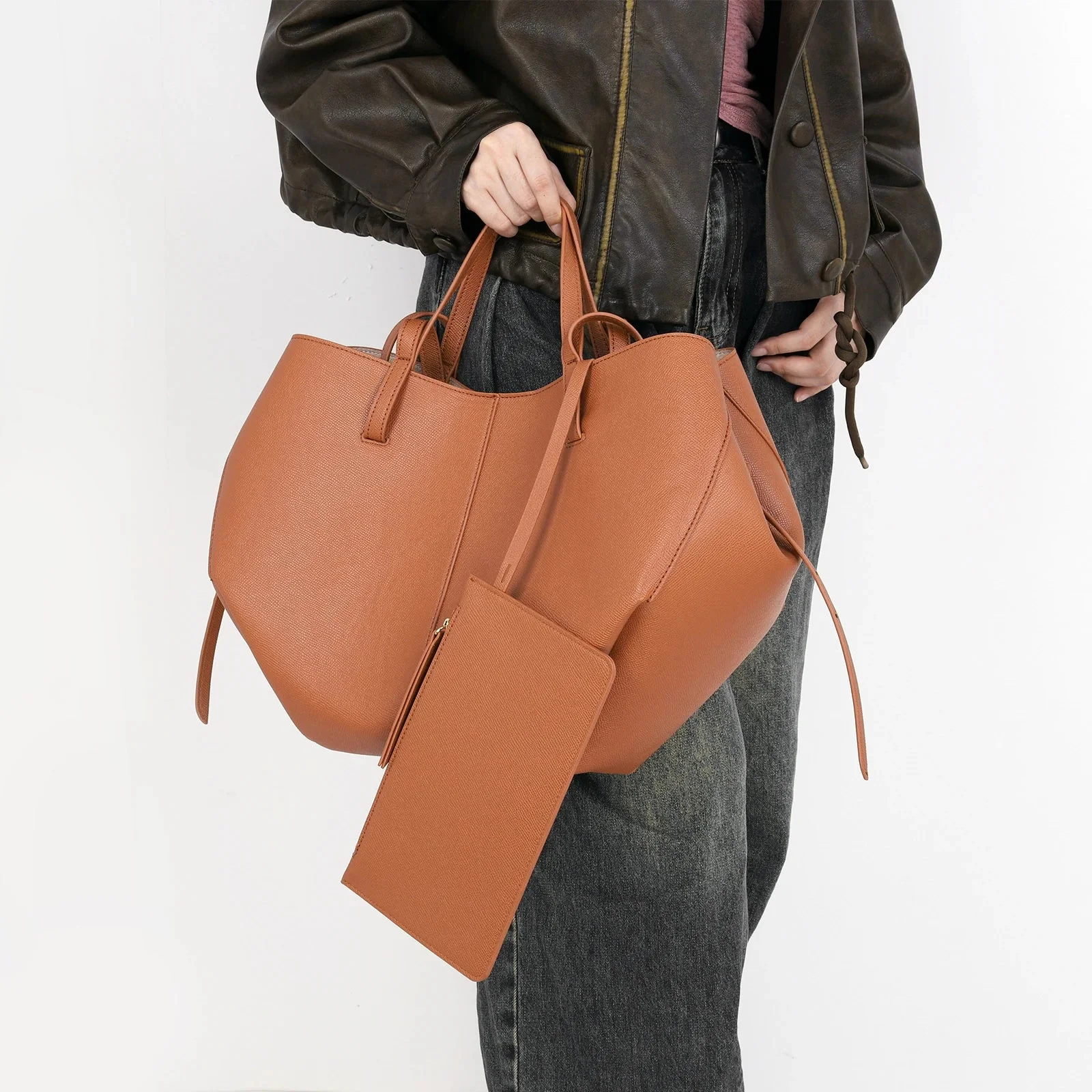 Vintage Premium Leather Bag - Image 6