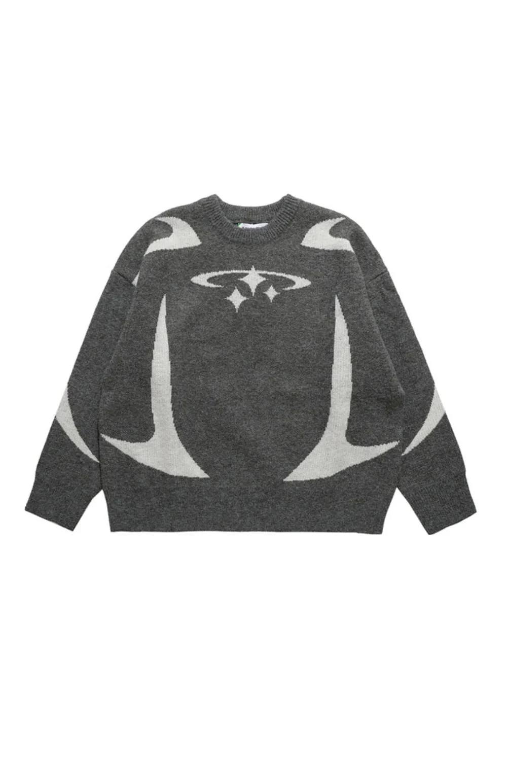 Y2K STARS KNITTED SWEATER - Image 3